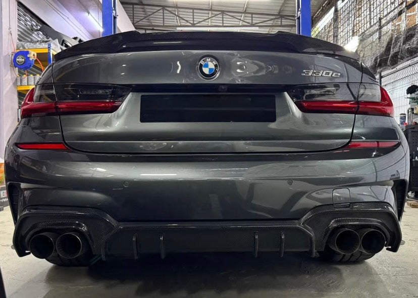 BMW M340I A Style Dry Carbon Diffuser
