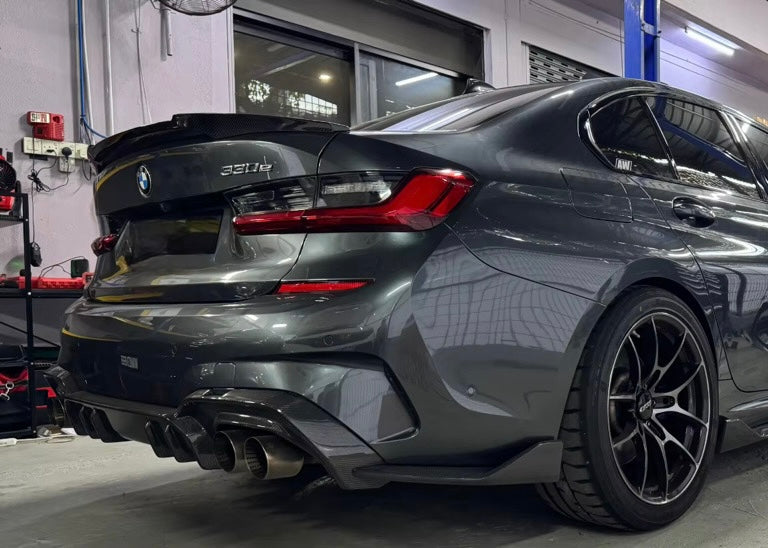 BMW M340I A Style Dry Carbon Diffuser