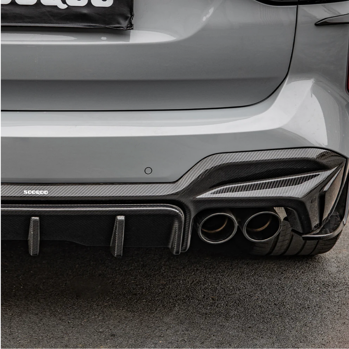 X3m Rear Diffuser SOOQOO BMW X3M F97 LCI Rear Diffuser In Prepreg Carbon Fiber – Enhanced ...