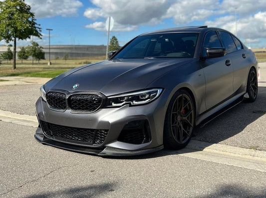 2019+ Bmw M340i G20 M-Tech Carbon front lip