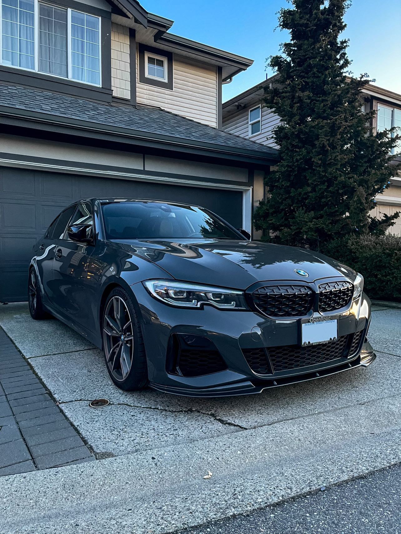 2019 BMW M340I G20 FD Style Carbon Fiber Front Lip Enhanced 2019-bmw-m340i-g20-fd-style-carbon-fiber-front-lip-enhanced